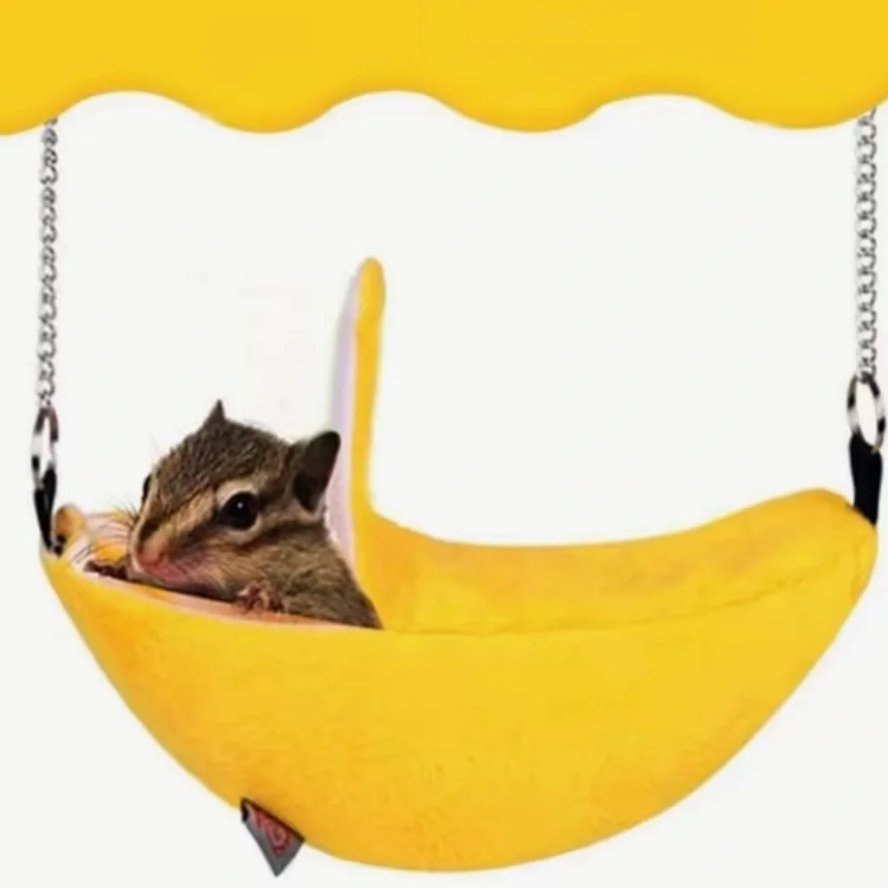 Yellow Banana-Shaped Creature Hammock